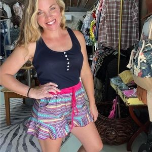 Summertime Ruffle Shorts 
(5’2; modeling the Small)